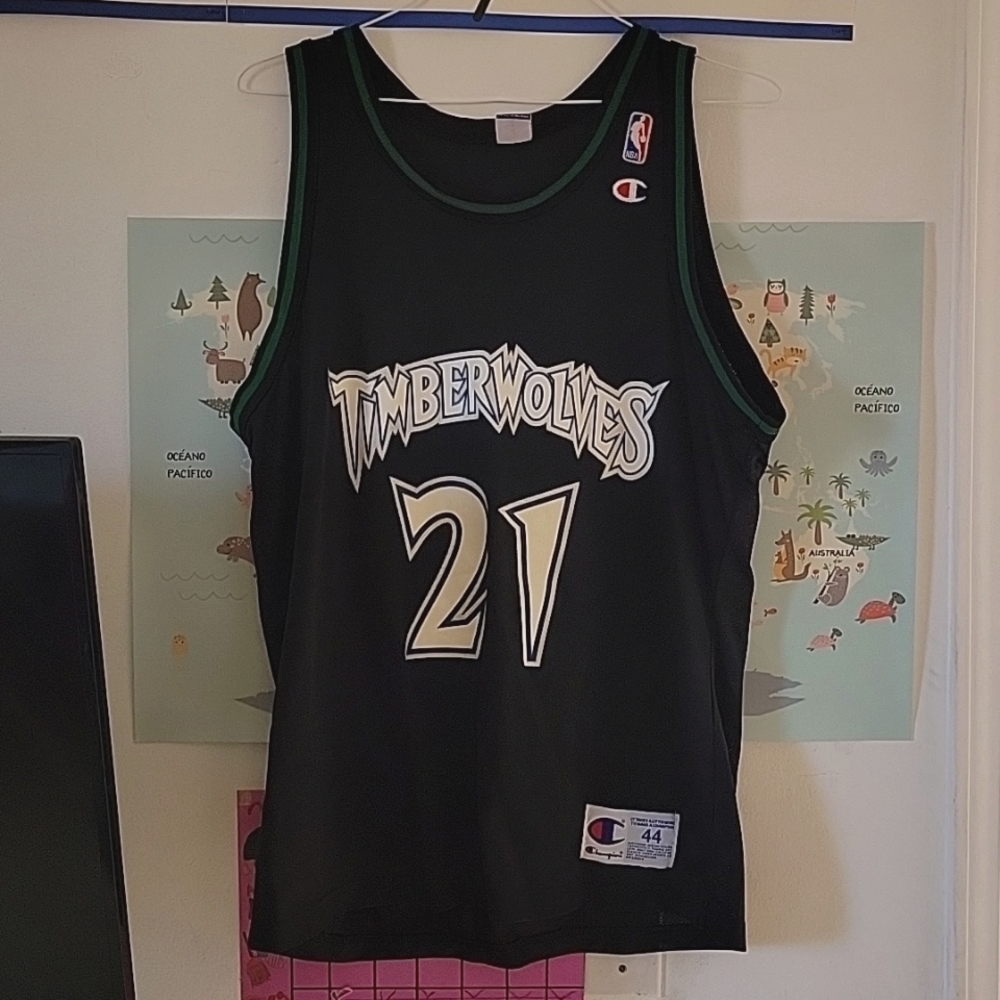 Kevin Garnett, Minnesota Timberwolves, #21, Jersey